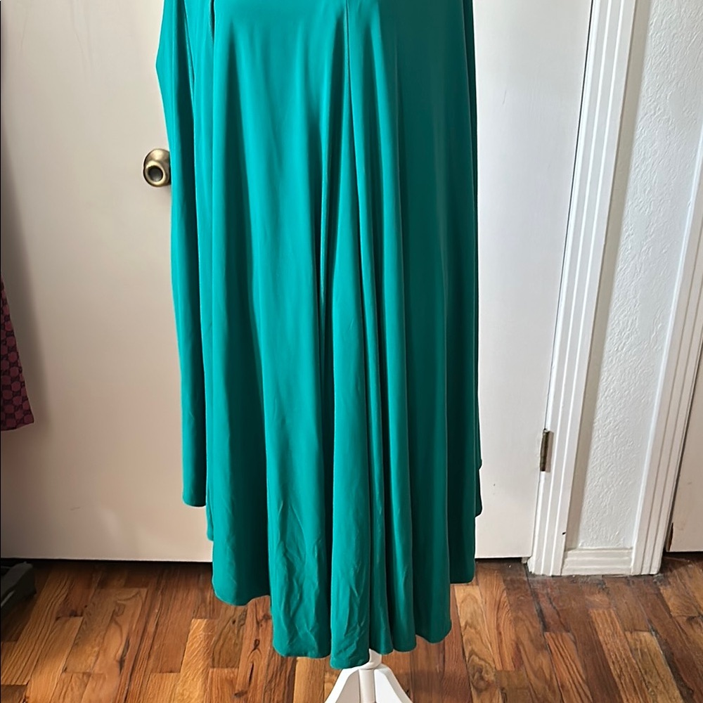 Elegant Green Evening Gown - Picture 9 of 13